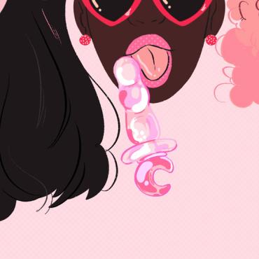 Image description: Illustration of 3 faces and other objects 