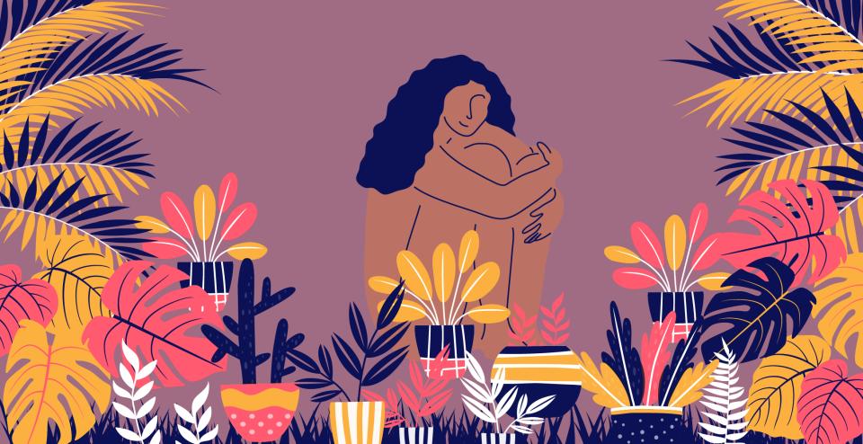 "Self-care". Illustrations by Paru Ramesh