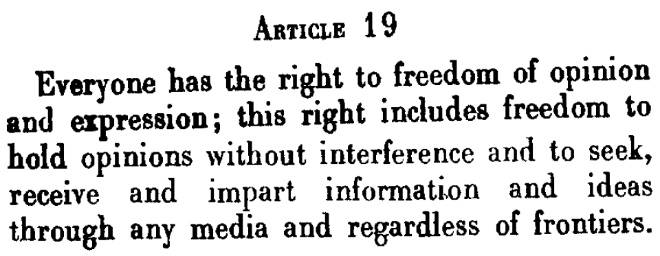 right to freedom of speech and expression