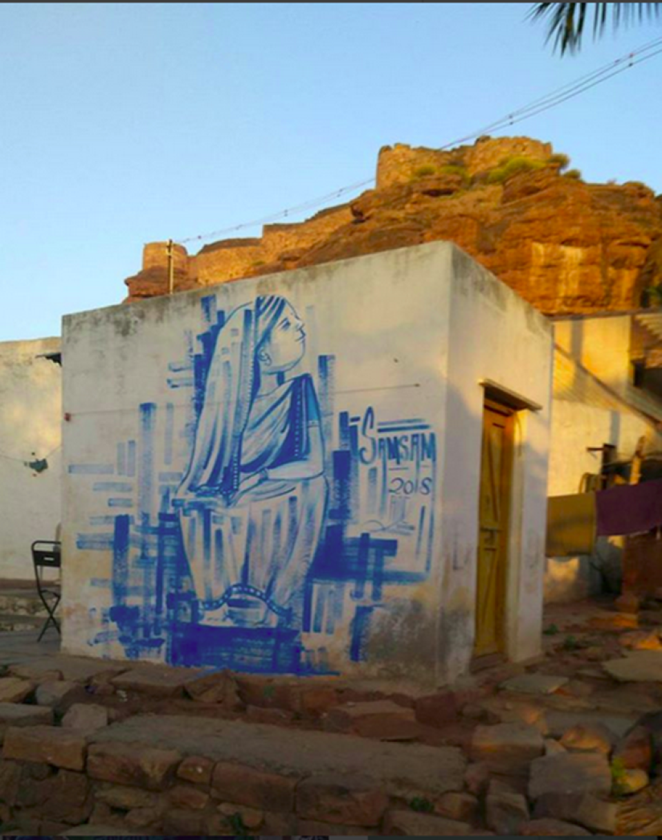 Edición especial Artista urbana crea graffitis que brillan GenderIT imagen imagen